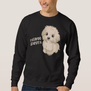 Maltipoo Grandma Animals Design For Maltese Poodle Sweatshirt