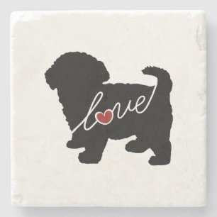 Maltipoo Love Stone Coaster