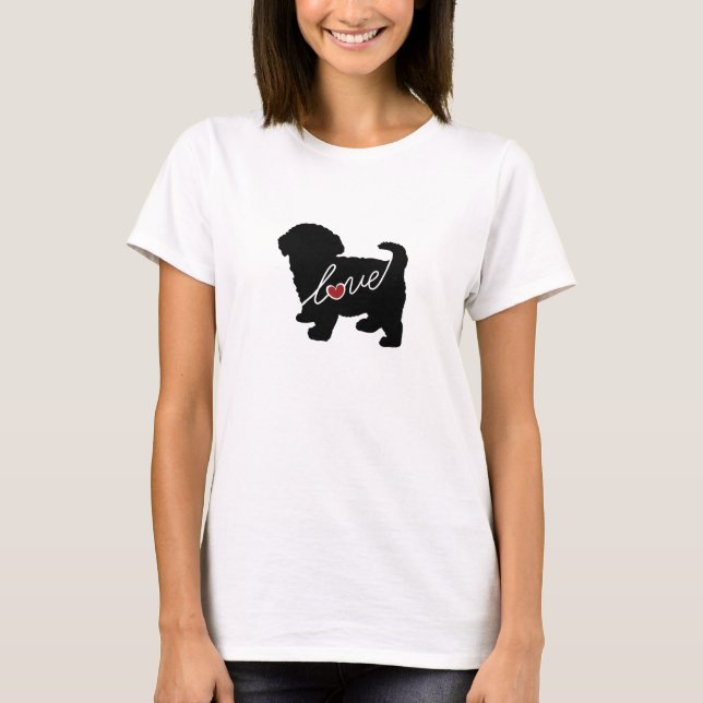 Maltipoo Love T-Shirt (Front)
