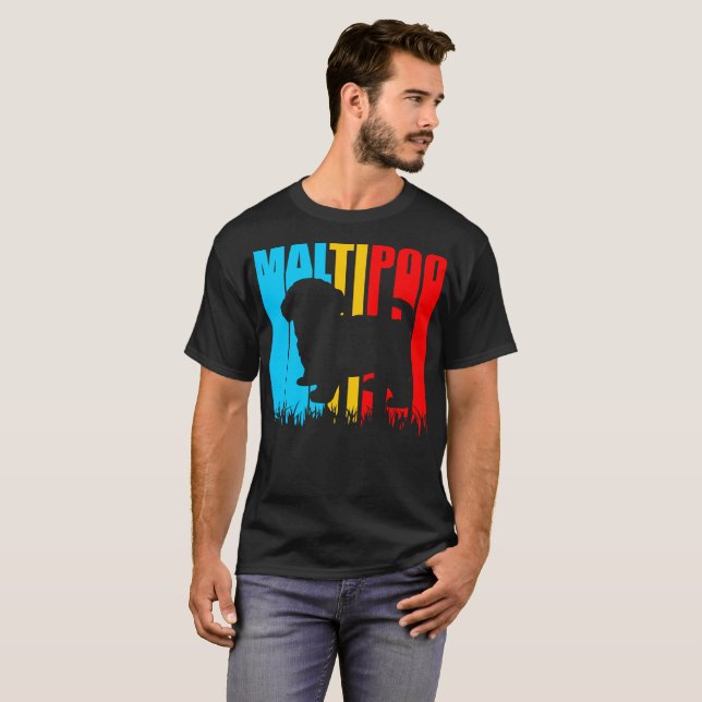 Maltipoo Pets Lovers Gift T-Shirt (Front Full)