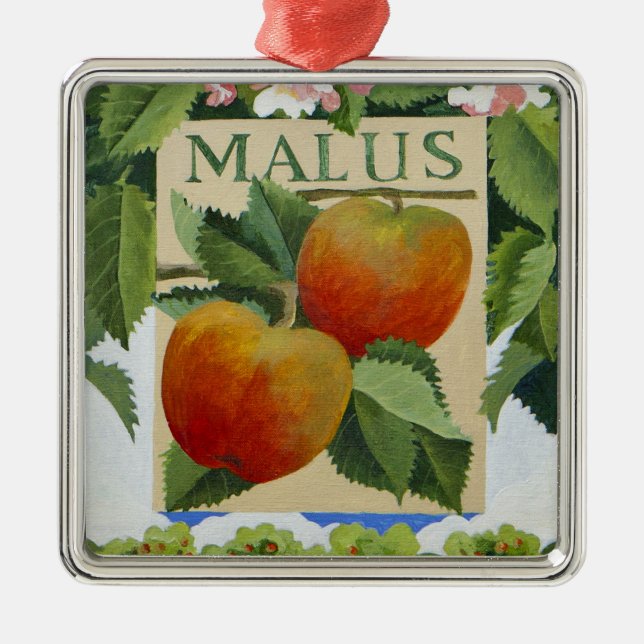 Malus Metal Tree Decoration (Front)