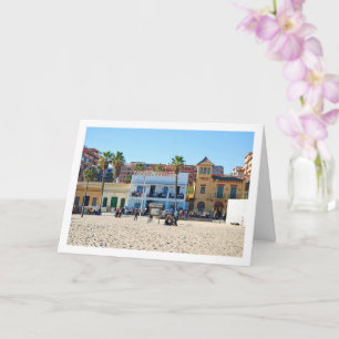 Malvarossa Beach, Valencia, Spain Card