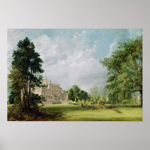 Malvern Hall, Warwickshire, 1821 Poster