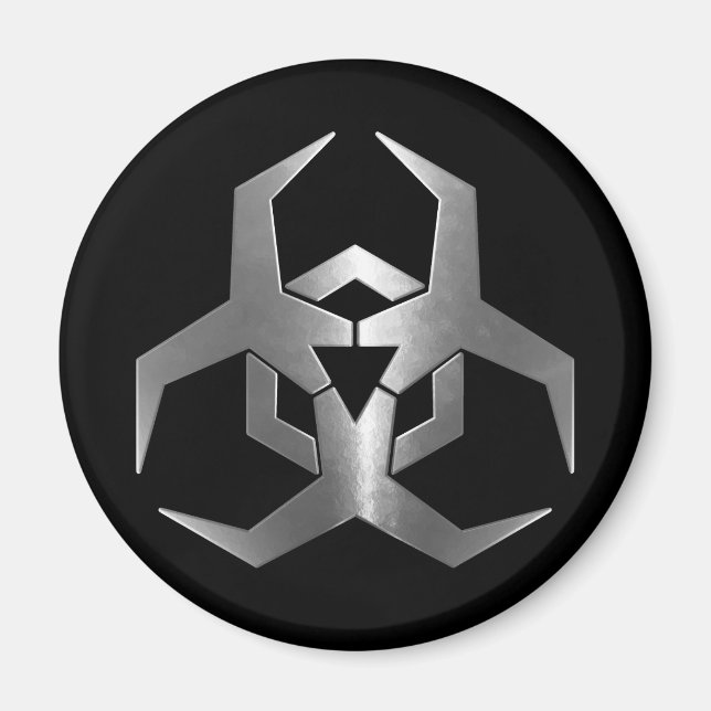 Malware Hazard Symbol Magnet (Front)