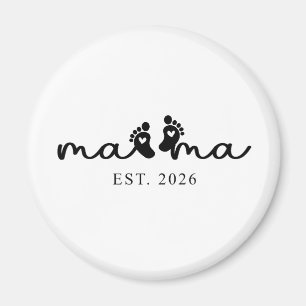 Mama 2026 Baby Reveal Magnet