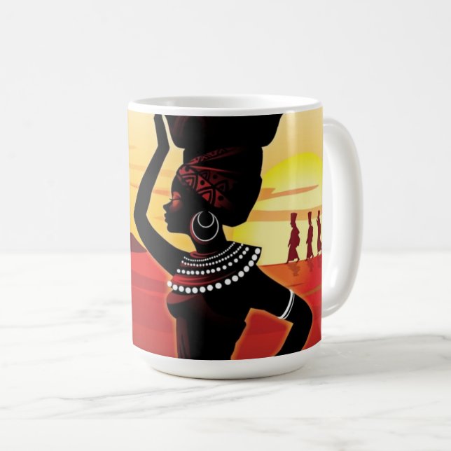 mama africa queen mug (Front Right)
