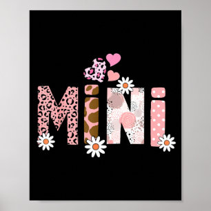Mama & mini floral mummy & mummy & poster