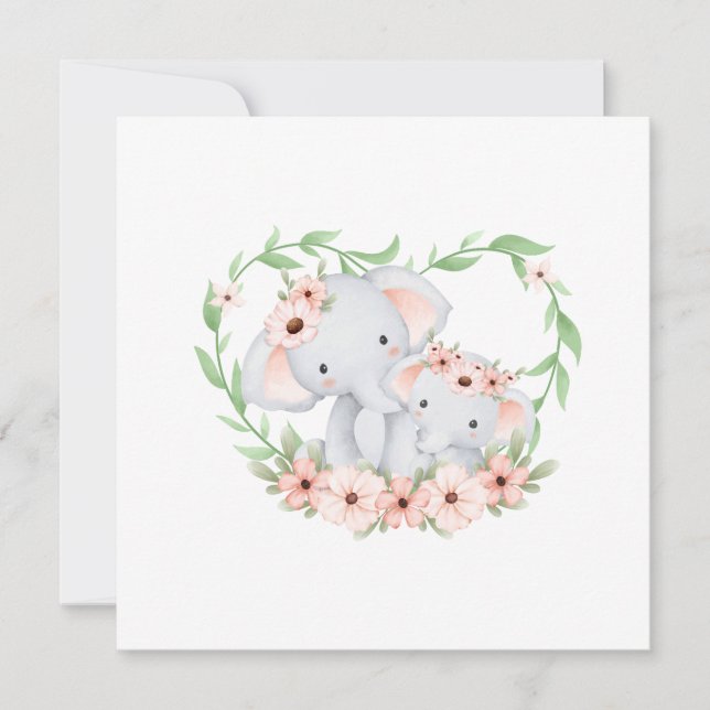 Mama and baby card (Front)