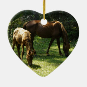 Mama and Baby Ceramic Tree Decoration