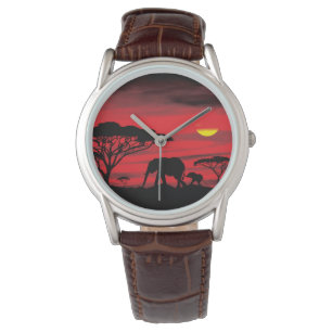 Mama and Baby Elephant In the Serengeti Watch