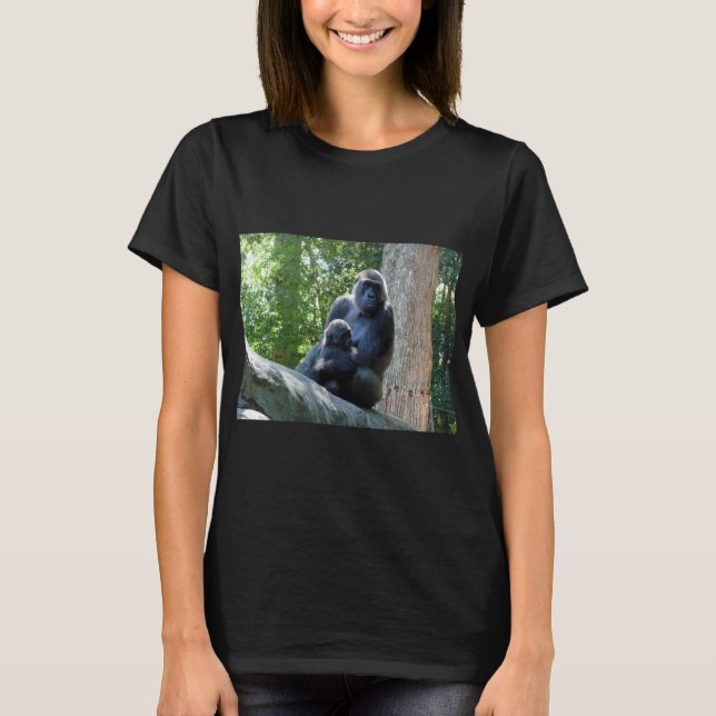 Mama and Baby Gorilla T-shirt (Front)