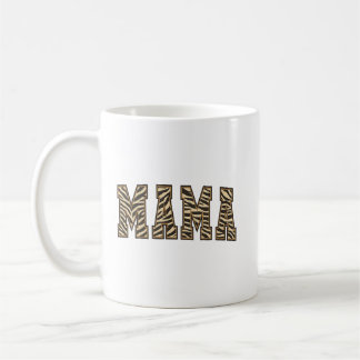 MAMA Animal Print Arch Lettering Coffee Mug