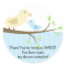 Mama & Baby Bird Baby Shower Sticker