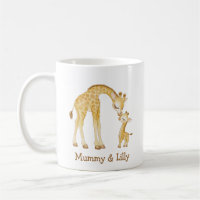 Mama & Baby Giraffe – Personalised Family