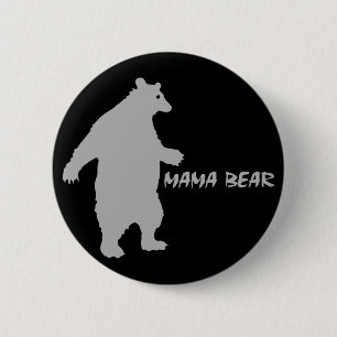 Mama Bear 6 Cm Round Badge