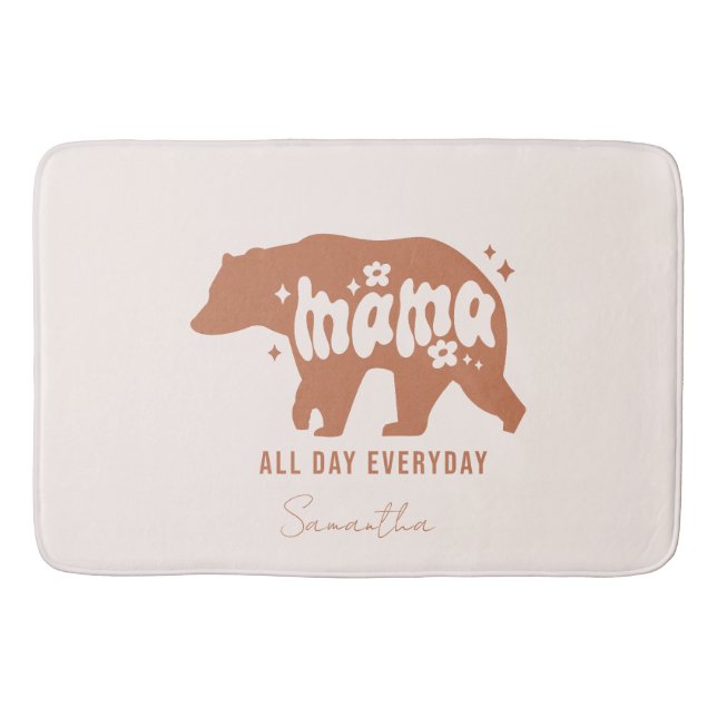 Mama Bear - All Day Everyday Bath Mat (Front)