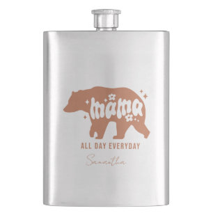 Mama Bear - All Day Everyday Hip Flask