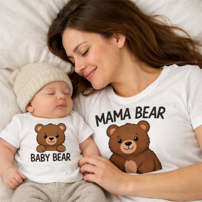 Mama Bear and Baby Bear T-Shirt (Creator Uploaded)