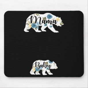 Mama Bear Baby Bear Pregnancy Pregnant Mom Mothers Mouse Mat