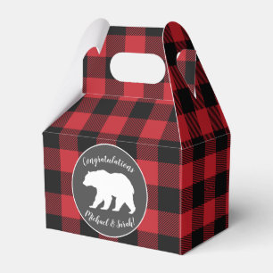 Mama Bear Baby Shower Woodland Lodge Favour Box