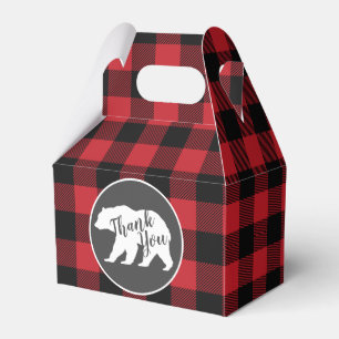 Mama Bear Baby Shower Woodland Lodge Favour Box