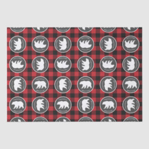 Mama Bear Baby Shower Woodland Lodge Tissue Paper