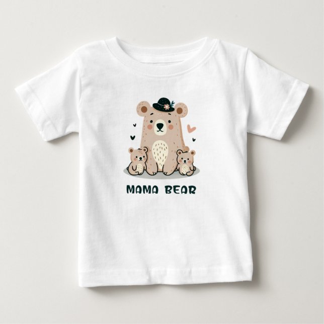 MAMA BEAR BABY T-Shirt (Front)
