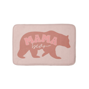 Mama Bear Bat Bath Mat