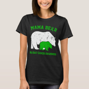 Mama Bear BILE DUCT CANCER Awareness T-Shirt