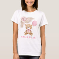 Mama Bear Boho Balloon Baby Girl Shower Gift