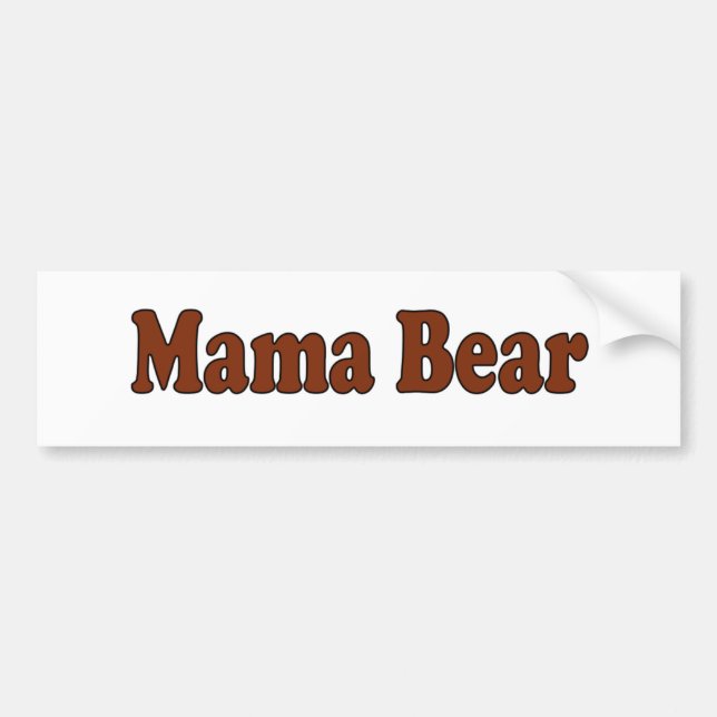 Mama Bear Bumper Sticker (Front)