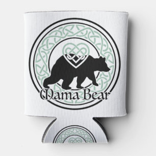 Mama Bear Celtic Circle of Love and Strength Can Cooler