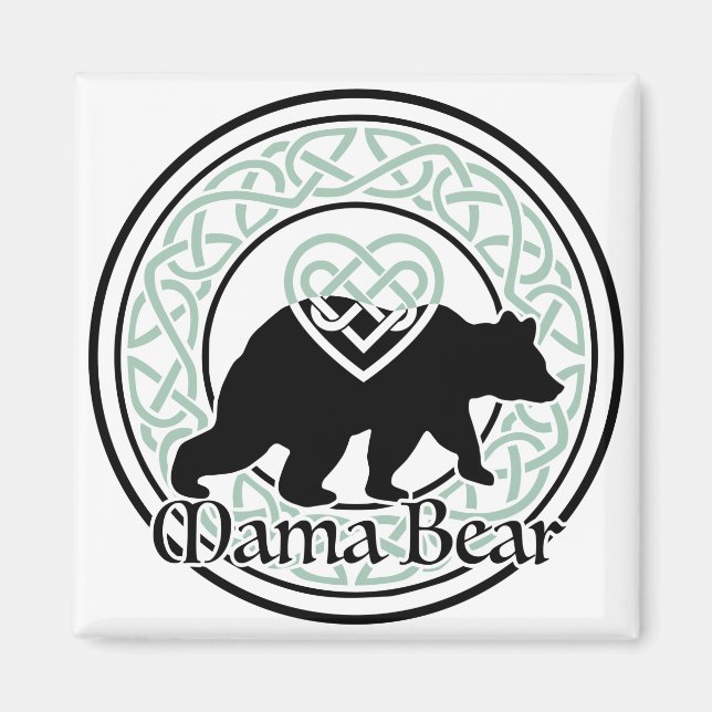 Mama Bear Celtic Circle of Love and Strength Magnet (Front)