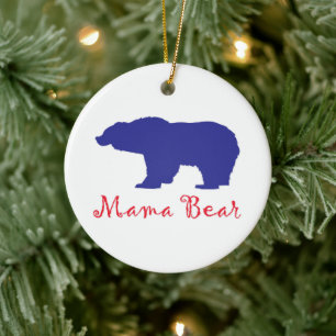Mama Bear Ceramic Tree Decoration