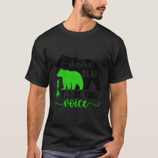 Mama Bear Cerebral Palsy Mum Of Cerebral Palsy War T-Shirt
