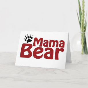 Mama Bear Claw Card
