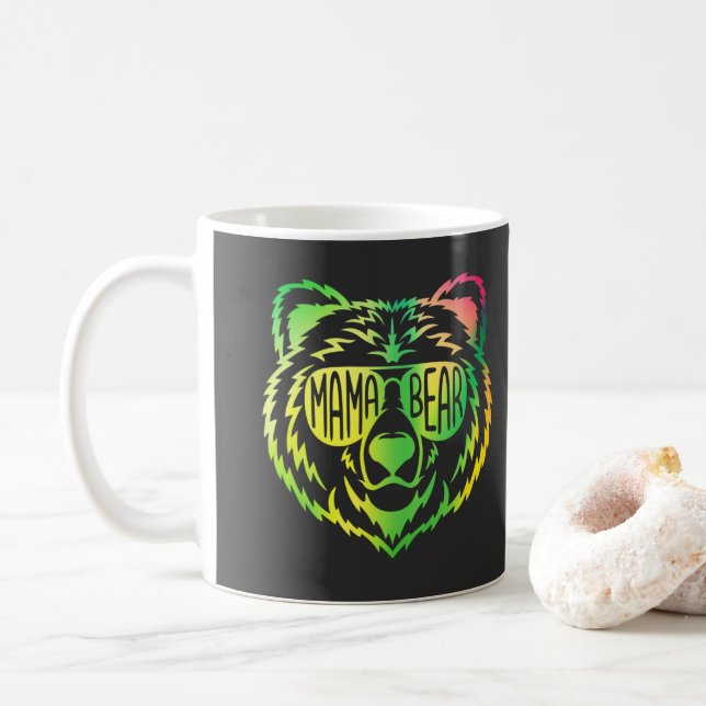 Mama Bear  Coffee Mug (With Donut)