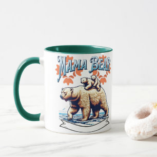 Mama Bear Coffee Mug Cute Gift for Moms & Mother