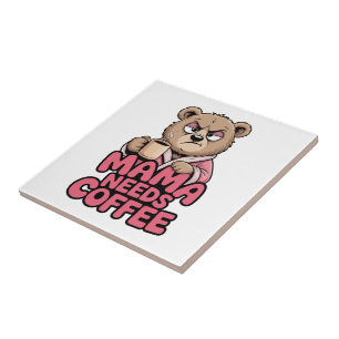 Mama Bear Coffee Tile