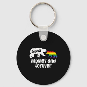 Mama bear cute gay pride ally lgbtq month mom wome key ring