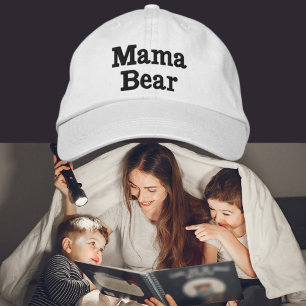 Mama Bear Embroidered Baseball Cap