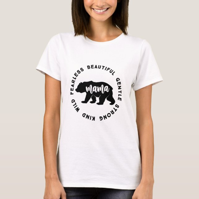 Mama Bear, family T-Shirt (Front)