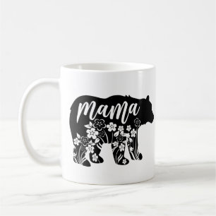 Mama Bear Flowers T-Shirt Coffee Mug