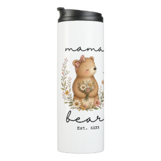 Mama Bear for Mum Mother’s Day Birthday Thermal Tumbler