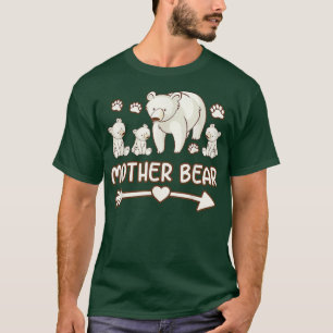 mama bear for women, mama bear 3 cub shirts