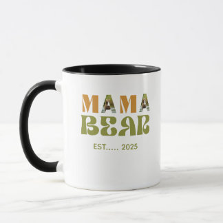 Mama Bear Heartwarming Illustration Mug