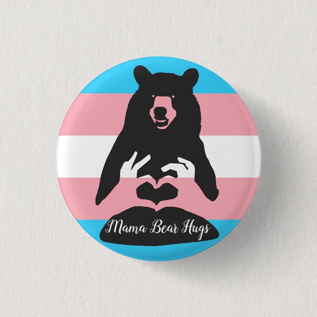 Mama Bear Hugs 3 Cm Round Badge (Front)