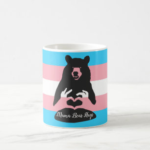 Mama bear hugs (trans) coffee mug