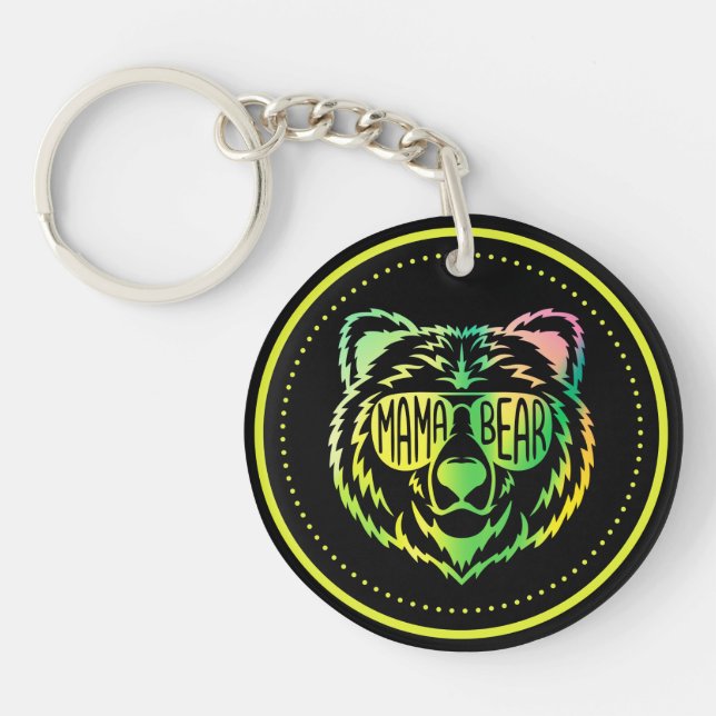 Mama Bear  Key Ring (Front)