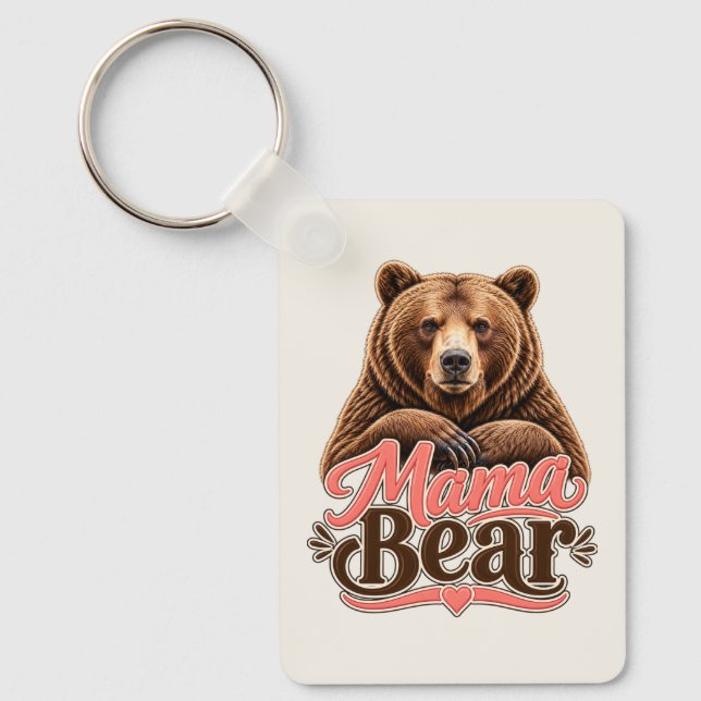 Mama Bear  Key Ring (Front)
